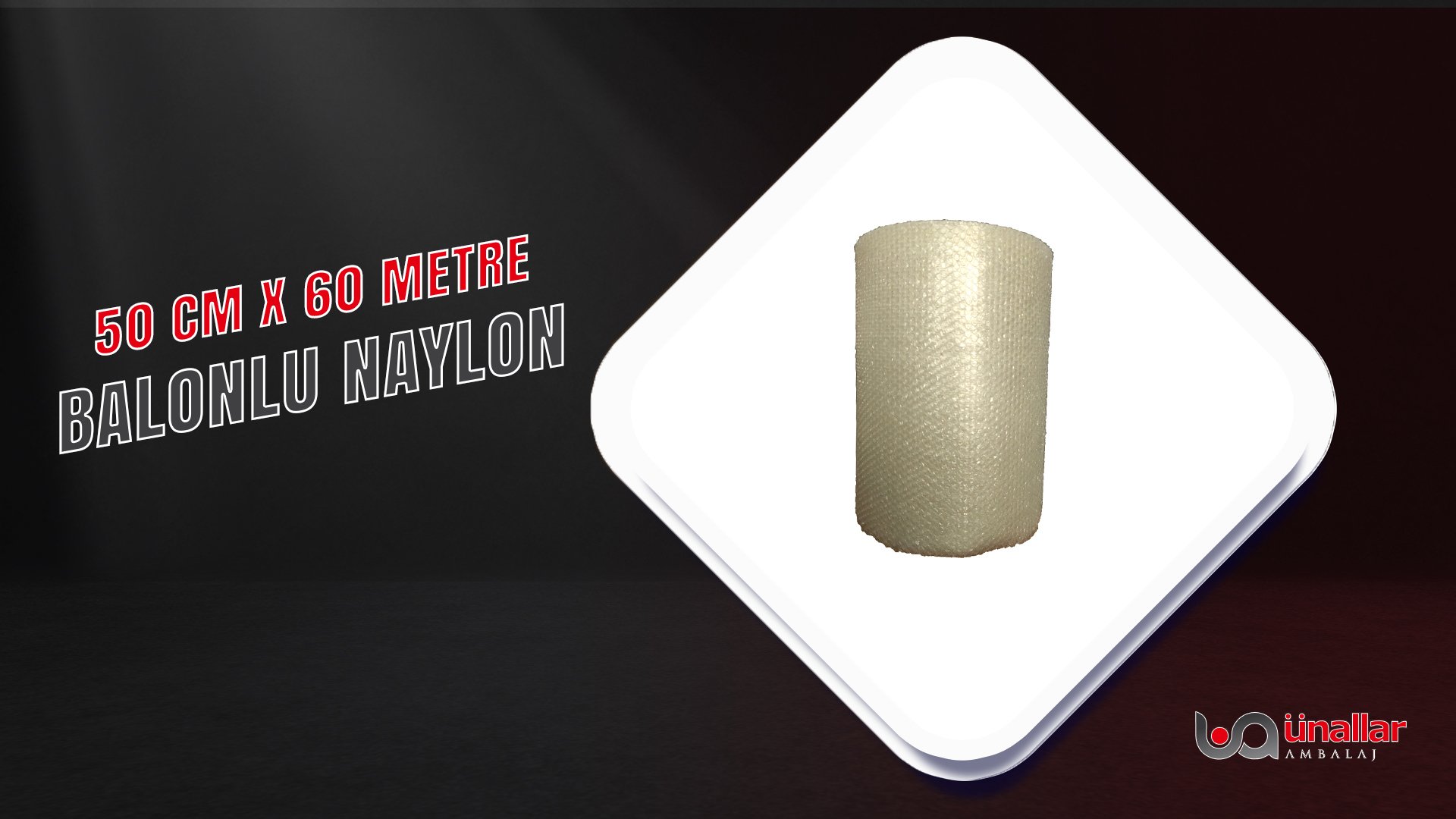 Balonlu Naylon 50 CM x 60 METRE 80gr/m2